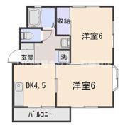ムーンパレスの間取り画像