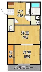 シャトレ穴生Iの間取り画像