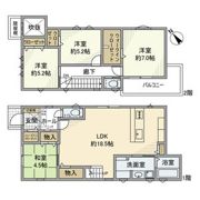 緑丘3丁目戸建の間取り画像