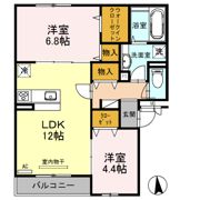 ウエストキューブの間取り画像