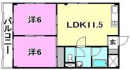 コーポ今村の間取り画像