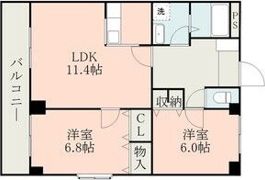コートベネッセ熊本駅南の間取り画像