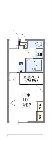レオパレス日野OGMⅢの間取り画像