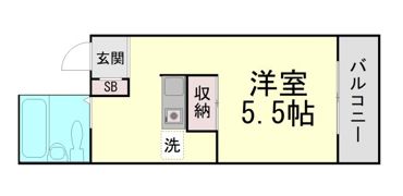 アルテハイム灘の間取り画像