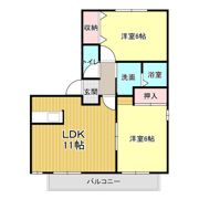 チェリープラザの間取り画像