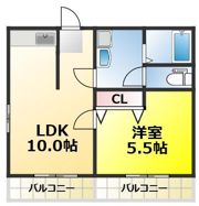 リーフガーデニアの間取り画像