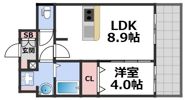 プレリス北巽駅前ラバルスの間取り画像