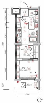 セジョリ板橋坂下Ⅱの間取り画像