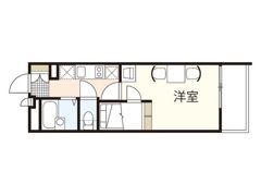 レオパレス千世の間取り画像