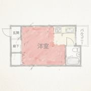 コスモス住道の間取り画像