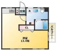 カーサ東向島の間取り画像