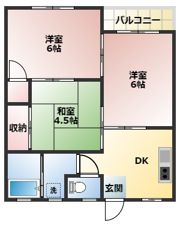エレガンスの間取り画像