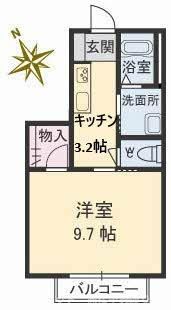 オレンジデイズ花園の間取り画像