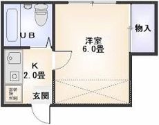 さつき荘Ⅱの間取り画像
