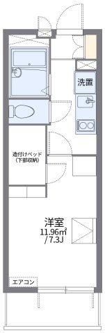 レオパレスウタガワの間取り画像