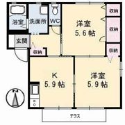 ジョワイユーマーサ B棟の間取り画像