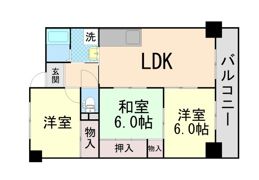 ハイム矢納の間取り画像