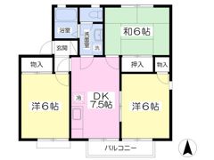 アサンテAの間取り画像