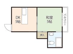 ハイツ大州の間取り画像