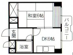 チサンマンション広島の間取り画像