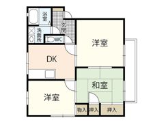 サンフラワーイイダの間取り画像