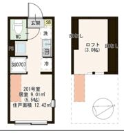ハーモニーテラス上石神井南町の間取り画像