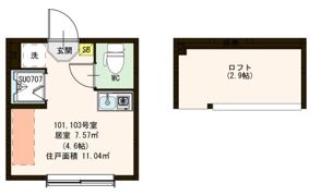 アルモニー千川の間取り画像