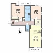 Bloom Stage 天山の間取り画像