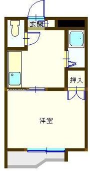 第二大澤コーポの間取り画像