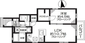 シェソワ経堂の間取り画像