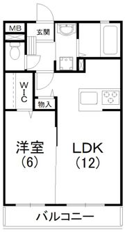 ラヴィベール中島の間取り画像