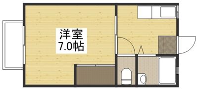 シュガーコーポ（中庄）Ⅱの間取り画像