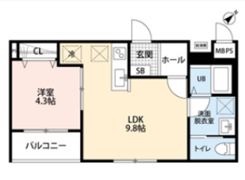 リーブルファイン新座大和田 1号棟の間取り画像