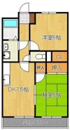 コーポレーション丸美の間取り画像