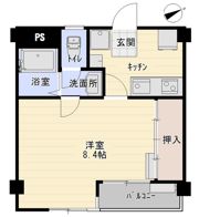 TAKEYARIハイツの間取り画像