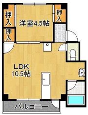 Renatus上津役IIの間取り画像