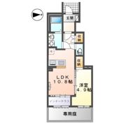 木更津市長須賀字上越戸 アパートⅢ期新築工事の間取り画像