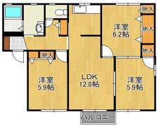 フィオーレIA棟の間取り画像