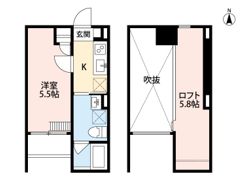 リゾレステ山科（リゾレステヤマシナ）の間取り画像