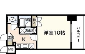 サムティレジデンス平和大通りの間取り画像