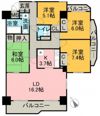 シャルマン古江の間取り画像