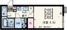 イクシオ南太田の間取り画像