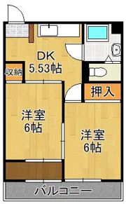 サーフサイドビル到津の間取り画像