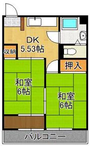 サーフサイドビル到津の間取り画像