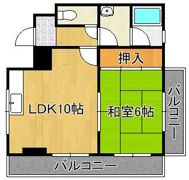 コンプレート中津口の間取り画像