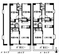 パラドールしんとしんの間取り画像