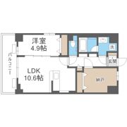Le Mob*i 天神橋の間取り画像