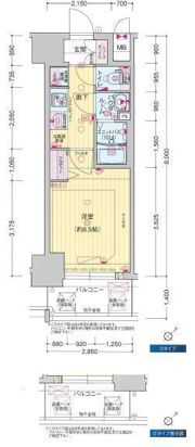 プレサンス DOMECITY コレーレの間取り画像