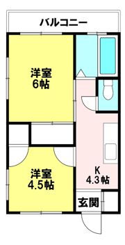 第一岸マンションの間取り画像