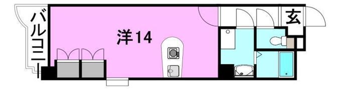 六軒家ロビンフラットの間取り画像